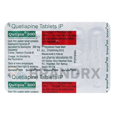 Qutipin 300 mg Sun Pharmaceuticals Industries