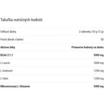 Amix Glutamine + BCAA 530 g AMIX