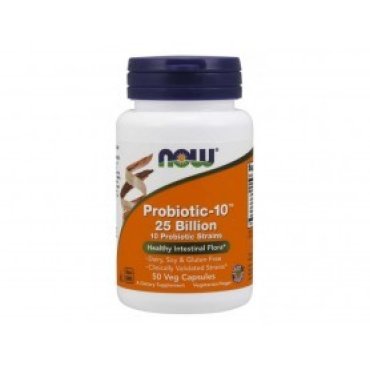 NOW Probiotic-10, probiotika, 25 miliard 50 kapsul Now foods